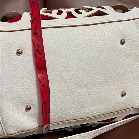 REPLICA - Ralph Lauren Red and Cream Tote Bag - Picture 15 of 15